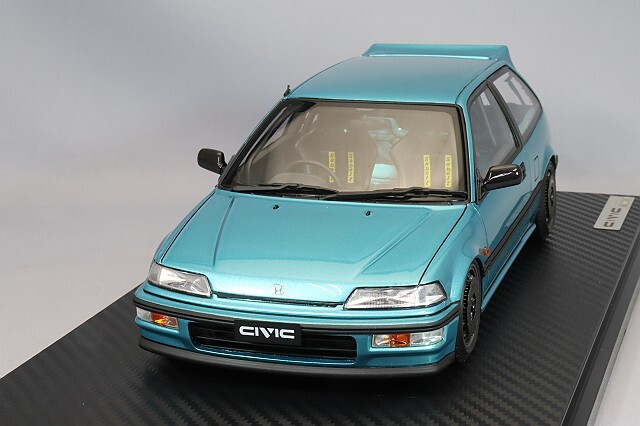 イグニッションモデル 1/18 ホンダ シビック (EF9) SiR グリーンメタリック
