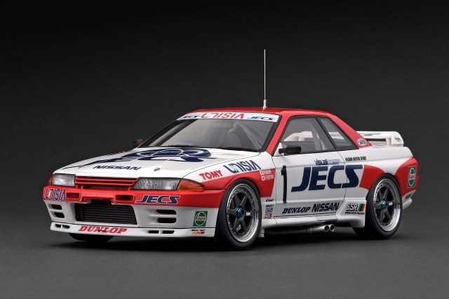 予約品】 イグニッションモデル 1/18 JECS スカイライン 1992 JTC #1