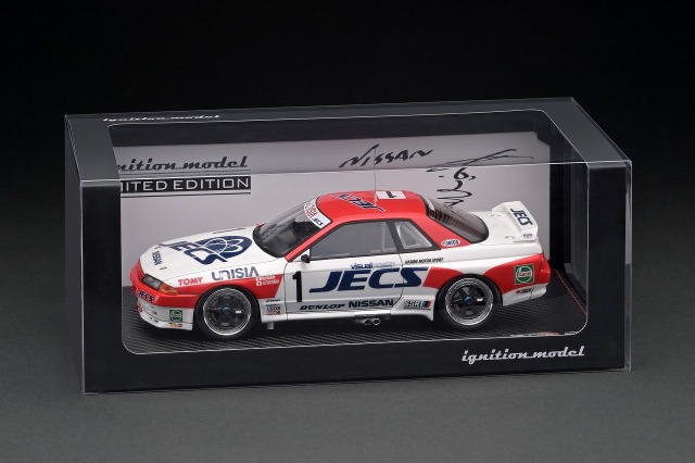 予約品】 イグニッションモデル 1/18 JECS スカイライン 1992 JTC #1
