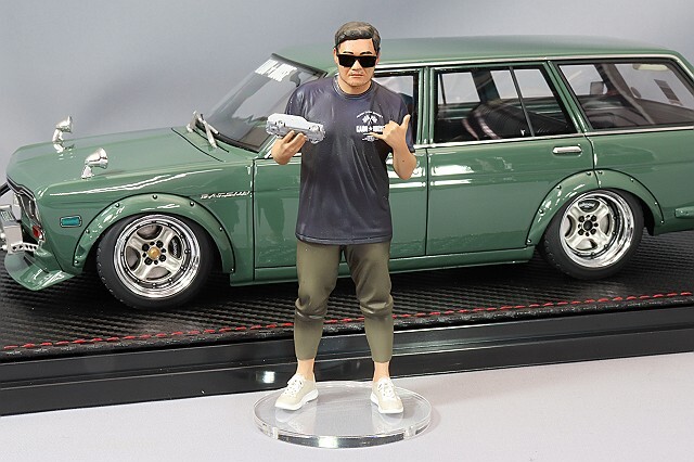 イグニッションモデル　1/18 Bluebird Jun Imai イグニッションモデル ignitionモデル 1/18 Datsun Bluebird