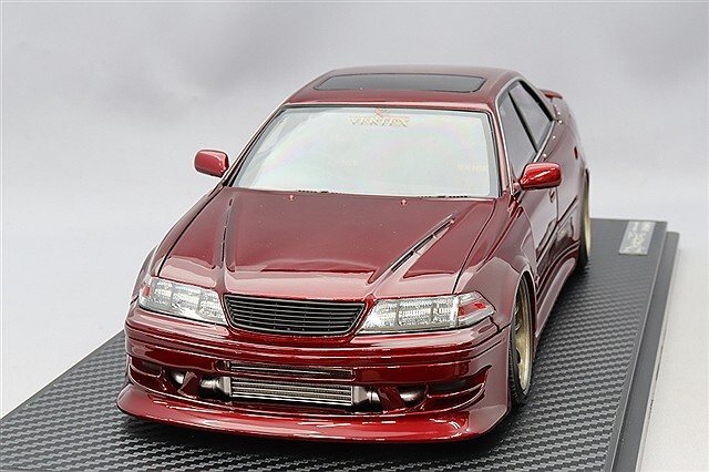 イグニッションモデル 1/18 VERTEX JZX100 マークII レッドメタリック