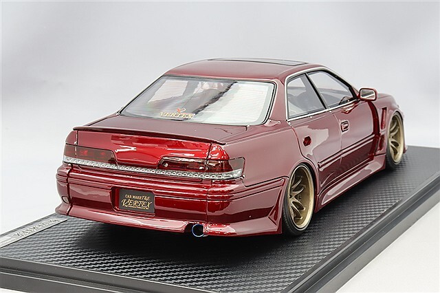 イグニッションモデル 1/18 VERTEX JZX100 マークII レッドメタリック