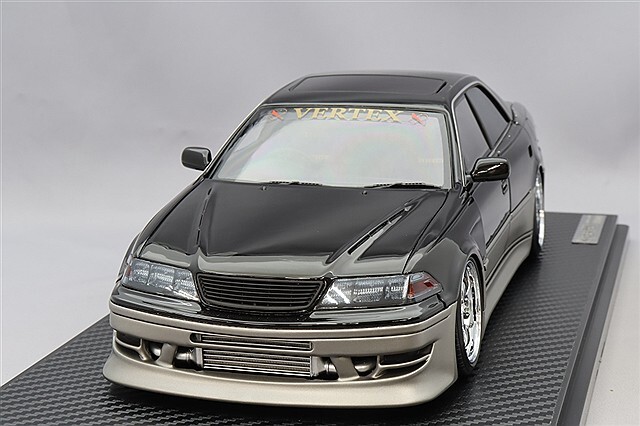 最安値正規イグニッションVERTEX JZX100マークII ブラック/ガンメタ イグニッションモデル 1/18 VERTEX JZX100 マークII ブラック