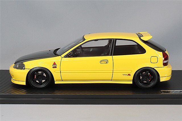 R*a様 イグニションモデル　シビックタイプR EK9 IG3541 1/18 INITIAL D Honda CIVIC (EK9) Type R Yellow | LINE UP
