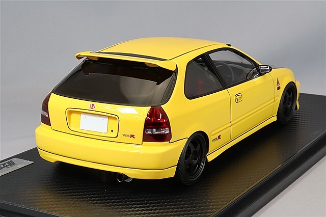 イグニッションモデル 1/18 ホンダ シビック (EK9) タイプR イエロー