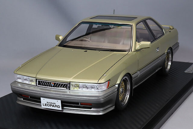 イグニッションモデル1/18 レパード前期アルティマBBSアルミ仕様！ イグニッションモデル1/18 レパード前期アルティマBBSアルミ仕様