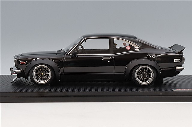 イグニッションモデル　1/43 サバンナ　S124A セミワークス ブラック イグニッションモデル 1/18 マツダ サバンナ (S124A) セミワークス