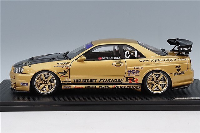 イグニッションモデル 1/18 トップシークレット 34GT-R (BNR34
