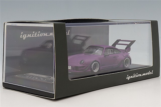 イグニッションモデル 1/64 RWB 993 マットパープル/WORKマイスターM1
