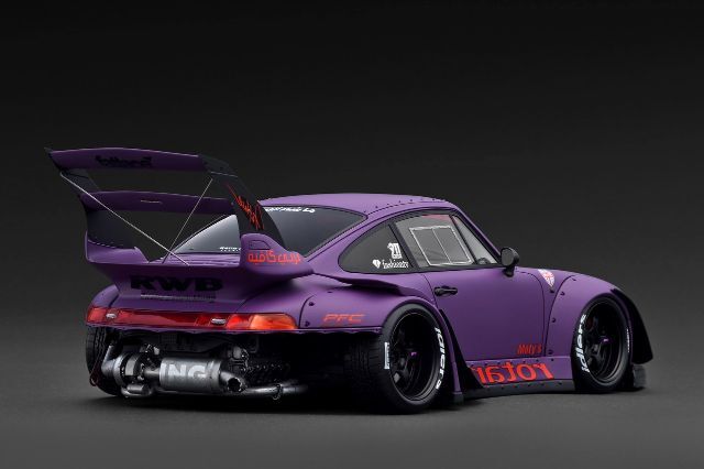 イグニションモデル 1/18 RWB930 紫 Ignition Model 1:18 Porsche 930 in Purple – Model Cars Houston