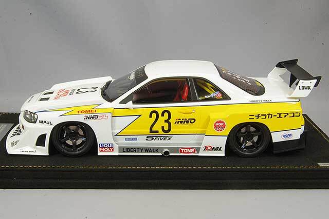 イノモデル 1/18 スカイライン スーパーシルエット LB-ER34 レトロ