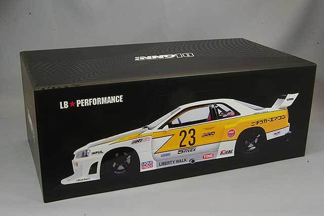 イノモデル 1/18 スカイライン スーパーシルエット LB-ER34 レトロ