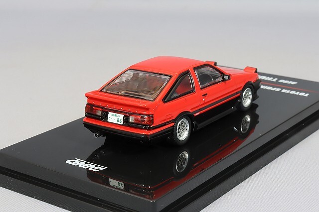 イノモデル 1/64 トヨタ スプリンター トレノ AE86 レッド