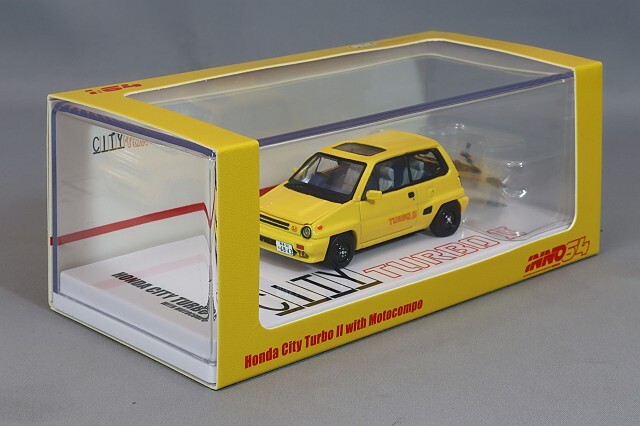 1/64 ホンダ シティTurbo モトコンポ Police 警視庁 警察 INNO64 1/64スケール「シティ ターボII 