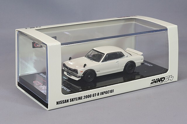 イノモデル 1/64 日産 スカイライン 2000 GT-R (KPGC10) ホワイト
