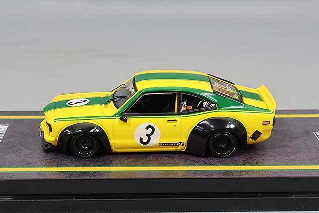 イノモデル 1/64 LB-WORKS マツダ RX3 サバンナ イエロー