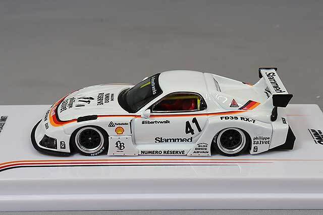 イノモデル 1/64 マツダ RX7 (FD3S) LB-WORKS スーパーシルエット ホワイト