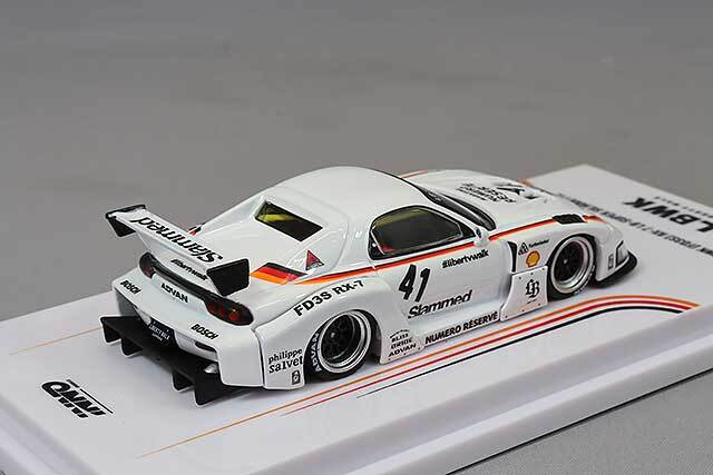 イノモデル 1/64 マツダ RX7 (FD3S) LB-WORKS スーパーシルエット ホワイト