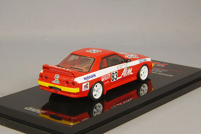 イノモデル 1/64 日産 スカイライン GT-R R32 AIM 1992 JTC 富士