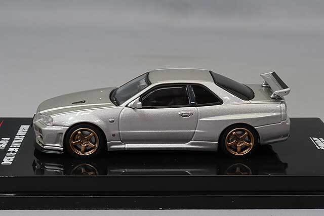 イノモデル Nissan Skyline GT-R R34 V-Spec II イノモデル 1/64 日産 スカイライン GT-R (R34) V-Spec II シルバー