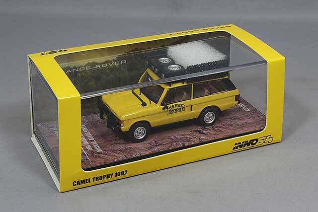 イノモデル 1/64 レンジローバー クラシック キャメルトロフィー 1982