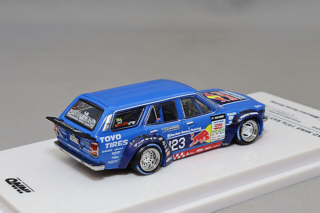 イノモデル 1/64 マツダ RX3 ステーションワゴン 1976 MAD MIKE