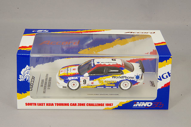 イノモデル タイ限定 1/64 ホンダ アコード CD6 World Phone Singha