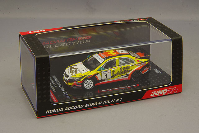 INNO64 1/64 ホンダ アコード CL7 #15 マカオGP 未開封 1:64 Honda Accord Euro-R (CL7) -- #15 2008 Macau GP -- J