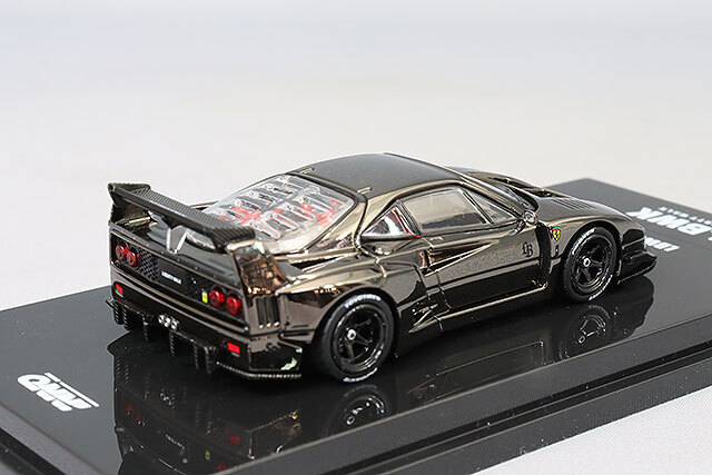 即納！最大半額！ 1/64 イノモデル LBWK クロームブラック F40 ミニカー