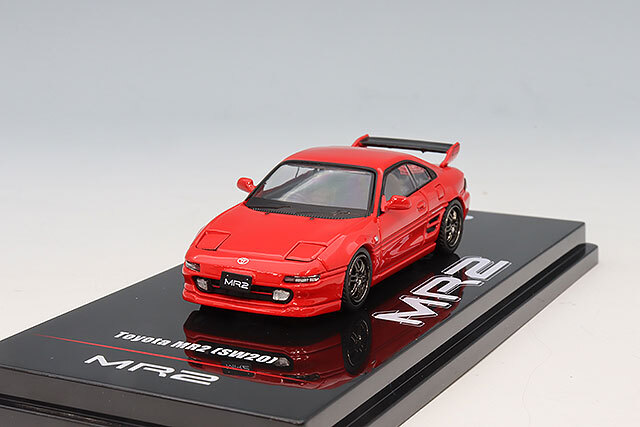 イノモデル 1/64 トヨタ MR2 (SW20) レッド