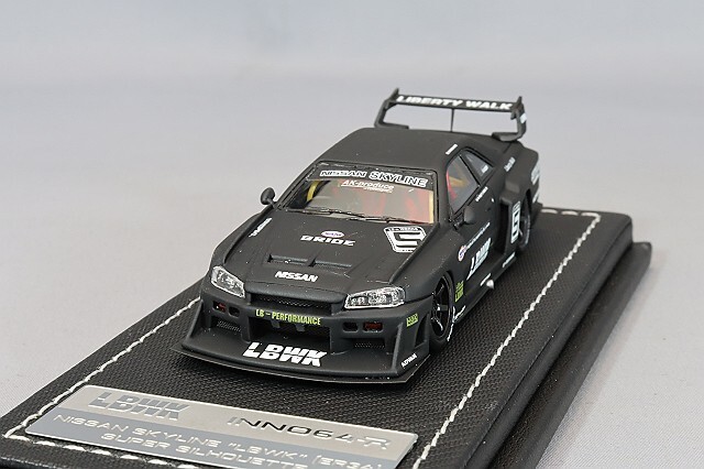 イノモデル 1/64 日産 スカイライン LBWK (ER34) スーパーシルエット 