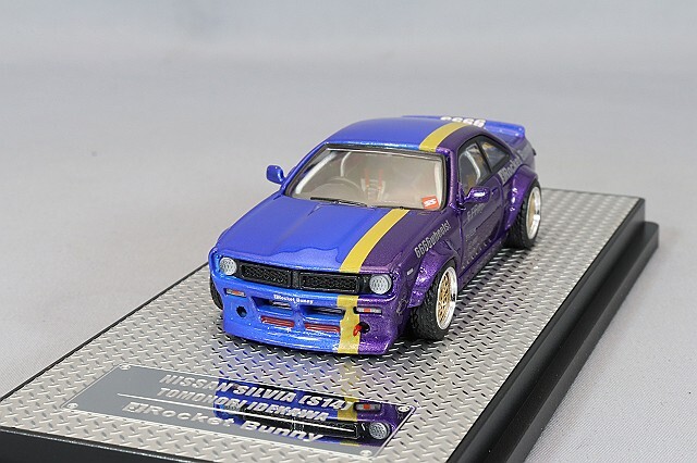 イノモデル 1/64 日産 シルビア S14 ロケットバーニー Boss 井手
