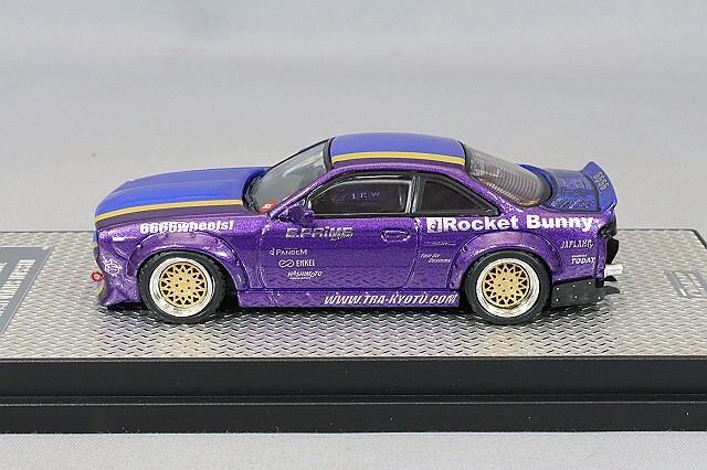 イノモデル 1/64 日産 シルビア S14 ロケットバーニー Boss 井手川朋憲