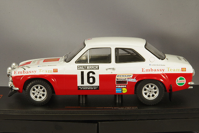 ixo 1/18 フォード エスコート MK1 RS 1600 1972年RAC Ixo 1:18 Ford Escort MK1 RS 1600 #4 Winner RAC Rallye 1972