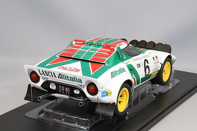 1/18 ランチア　ストラトス　HF ラリー　モンテカルロ　ラリー　イタリア車 14年ぶりに改良！ 京商から1/18スケール「ランチア ストラトスHF