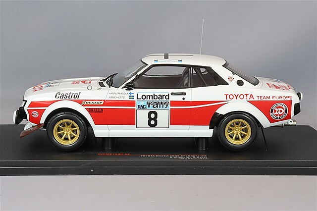 イクソ 1/18 トヨタ セリカ 2000GT (RA21) 1977 RAC ラリー #8 H