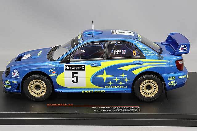 イクソ 1/43 スバル インプレッサ WRC ワールドチャンピオン2001 イクソ 1/24 スバル インプレッサ S7 WRC 2001 グレートブリテン