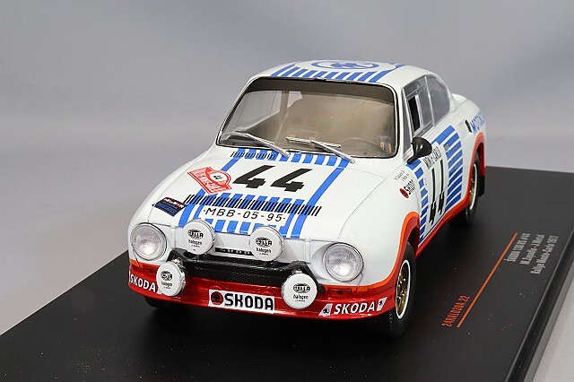 イクソ 1/24 シュコダ 130 RS 1977 モンテカルロ ラリー #44 M.Zapadlo