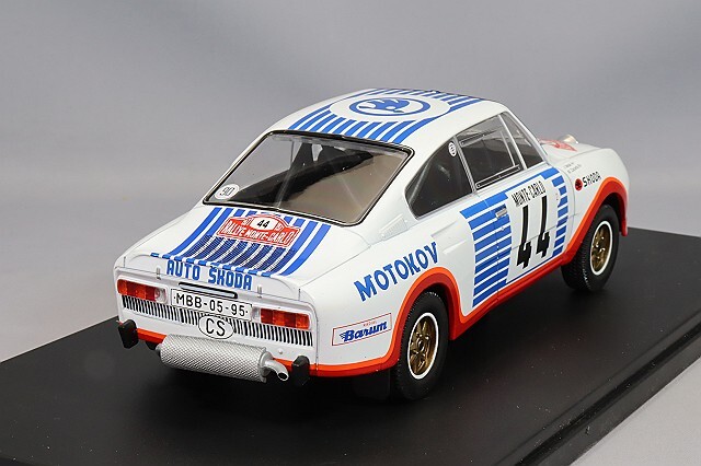 イクソ 1/24 シュコダ 130 RS 1977 モンテカルロ ラリー #44 M.Zapadlo