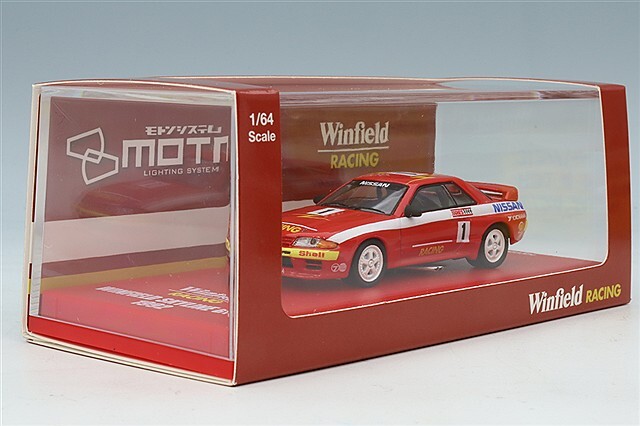 京商 1/64 ウィンフィールド スカイライン GT-R (R32) 1992 #1 LED搭載