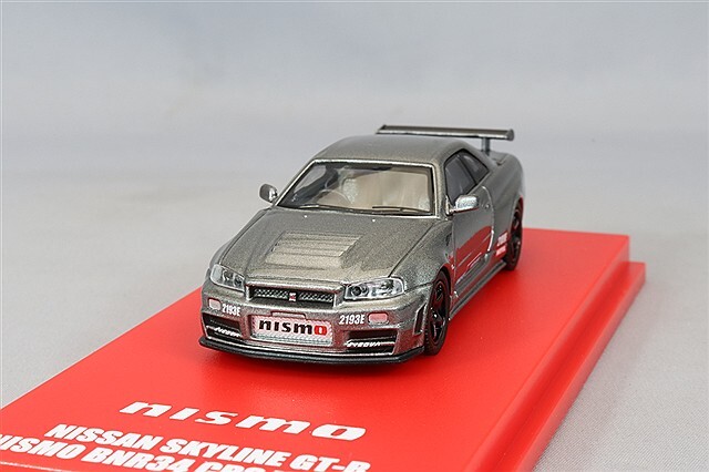 京商 1/64 日産 スカイライン R34 GT-R ニスモ CRS Ver. グレー