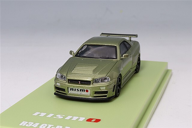 京商 1/64 ニスモ R34 GT-R Z-チューン ミレニアムジェイド LED搭載