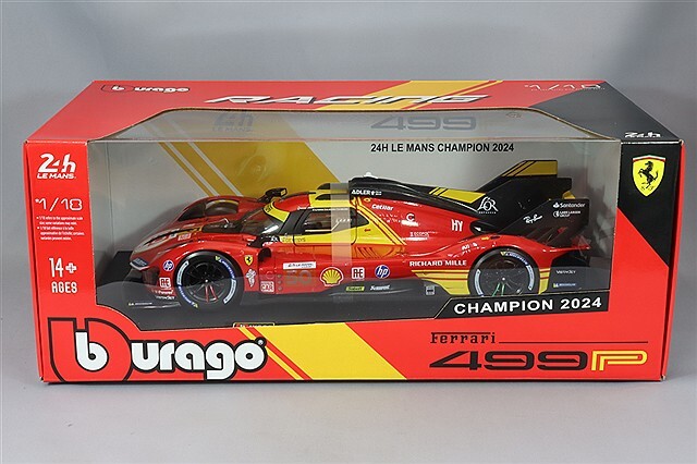 ニブラ　17 18号 ブラゴ 1/18 フェラーリ 499P 2024 ルマン24H ウィナー #50 A