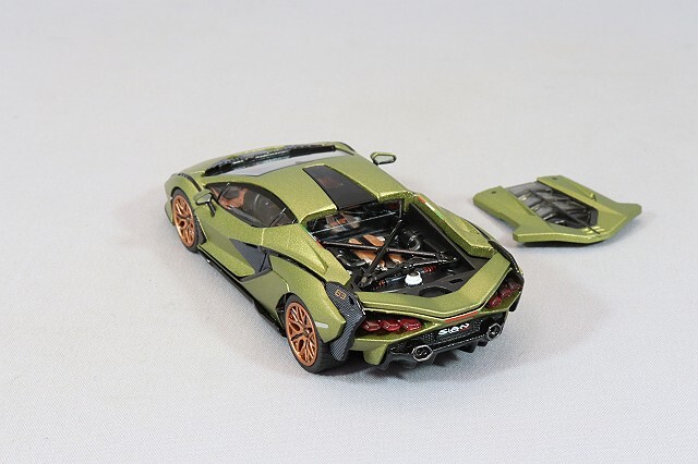 HUNG HING TOYS 1/64 ランボルギーニ シアン FKP 37 グリーン