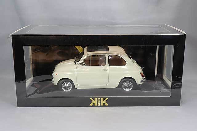 KKスケール　Fiat 500F 1968 creme　1/12スケール KK-Scale 1:12 Fiat 500 F Custom ith removable Top year 1968