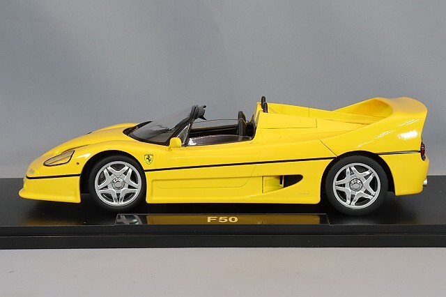 KKスケール 1/18 フェラーリ F50 1995 イエロー