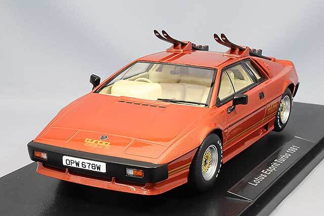 KKスケール 1/18 ロータス エスプリ ターボ 1981 スキー板付