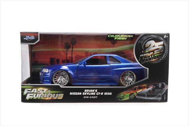 予約品】 JADA 1/24 ワイルドスピード ニッサン スカイライン GT-R