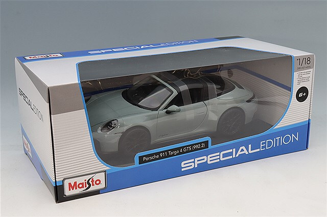 マイスト 1/18 ポルシェ 911 タルガ 4 GTS (992.2) メタリックグリーン