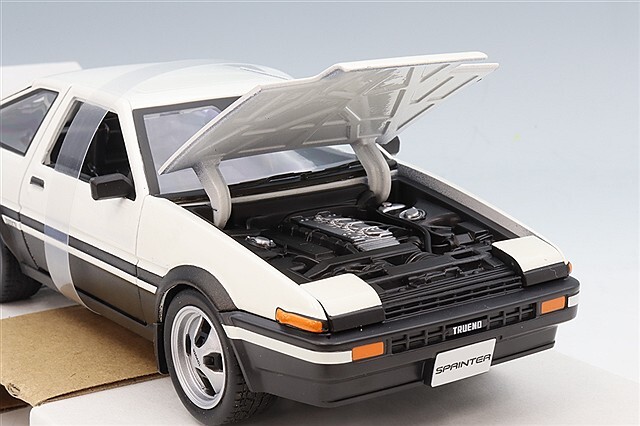 マイスト 1/24 トヨタ スプリンター トレノ (AE86) ホワイト/ブラック